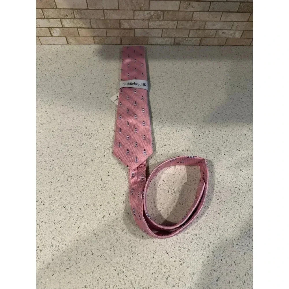 Nwt Saddlebred Pink Tie‎ g6